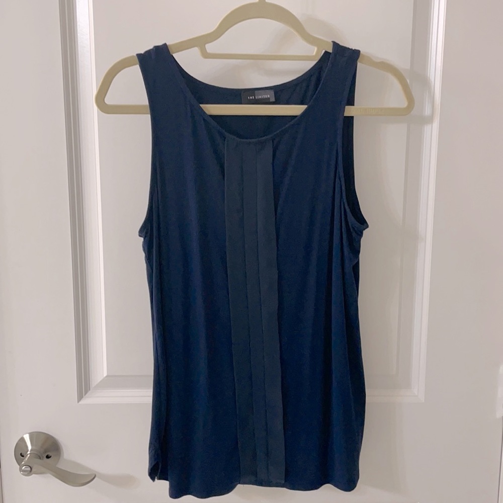 The Limited, size M, navy dressy tank top